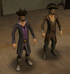 The New Pirate Lords, John Sharpskull & Feared Bumblebee.
